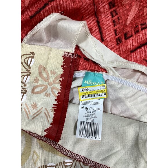 Disney Moana Kids Costume Dress 10/12  Casual Halloween Party Fall Outfits NWOT - Picture 7 of 7